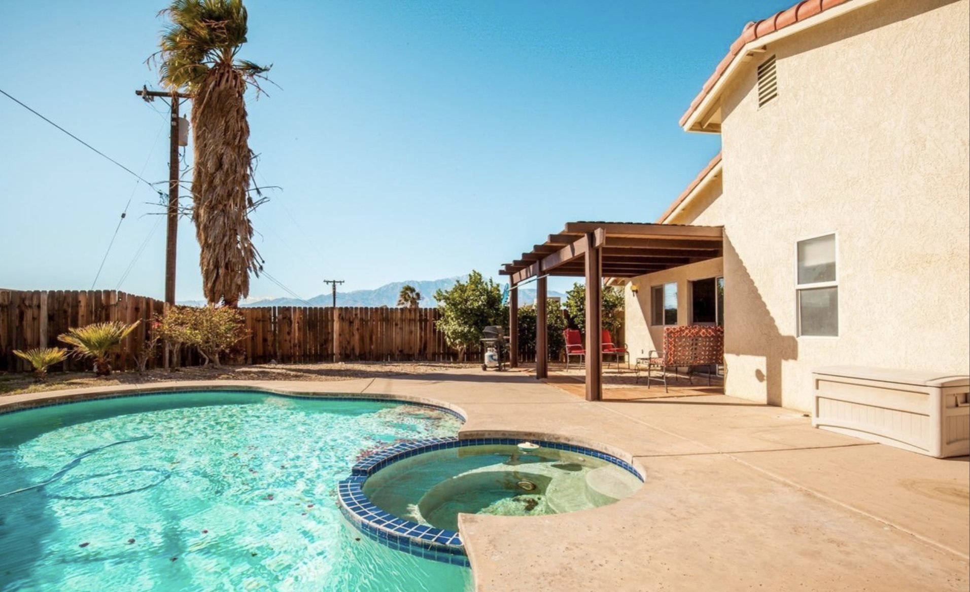 Before: pool and patio before refresh